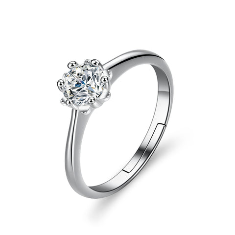 Gorgeous Adjustable 18K Moissanite Ring (Sunflower Style2)