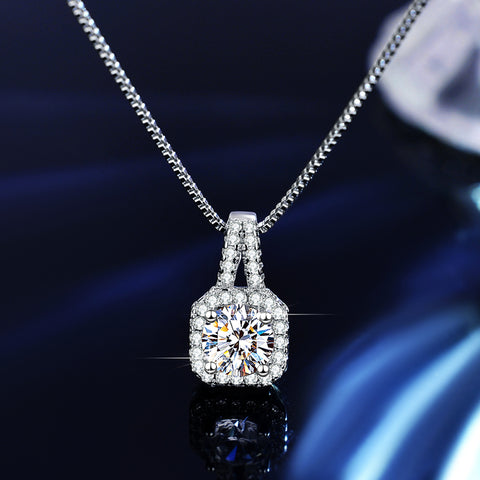 Gorgeous Exquisite 18K Moissanite Set (Square)