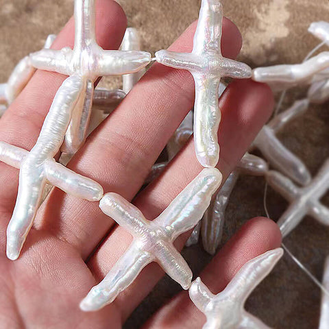 White Unique Cross Pearl