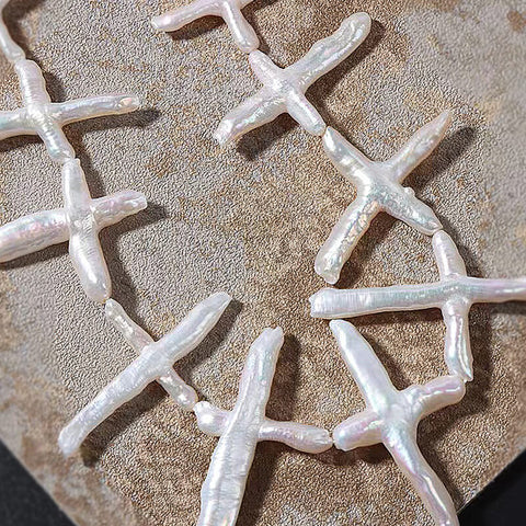 White Unique Cross Pearl