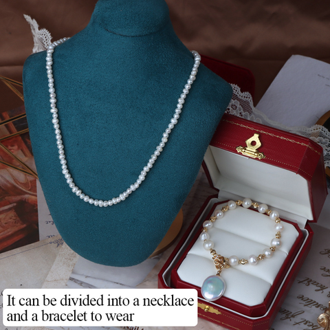 Gorgeous Elegant Baroque Pearl Necklace