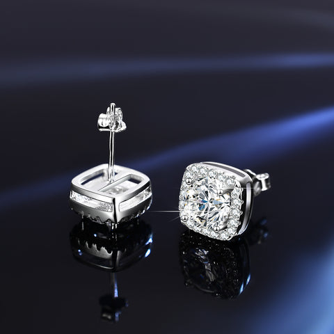 Gorgeous Exquisite 18K Moissanite Set (Square)