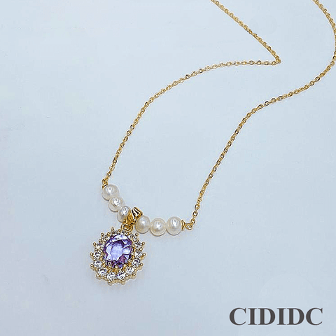 Purple Elegant Necklace