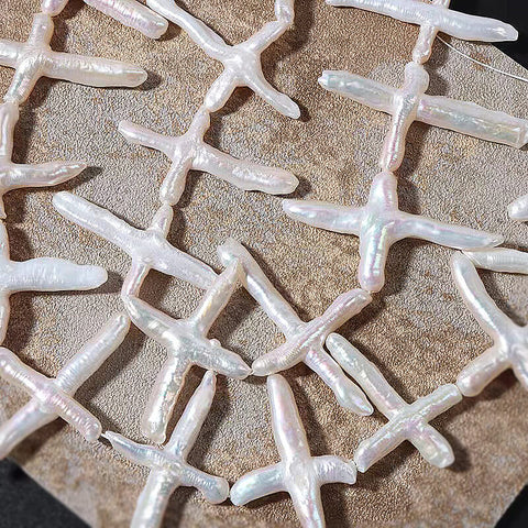 White Unique Cross Pearl