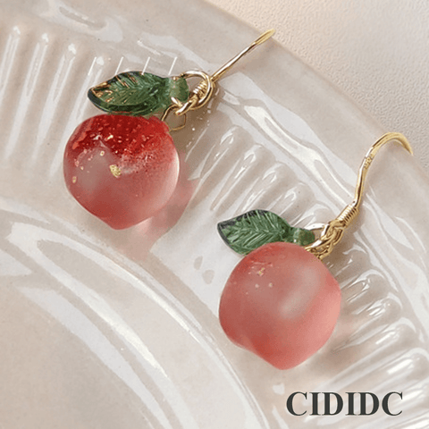 Pink Peach Beautiful Earrings