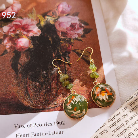 Elegant Round Earrings