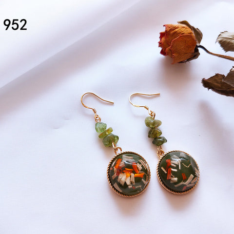 Elegant Round Earrings