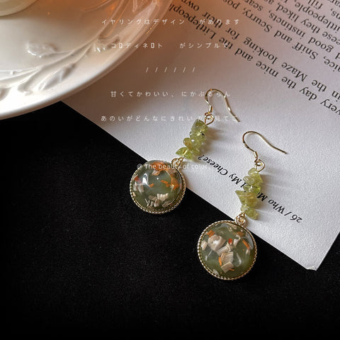 Elegant Round Earrings