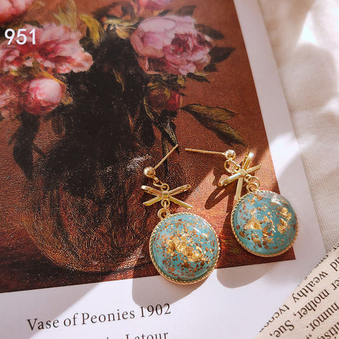 Elegant Round Earrings