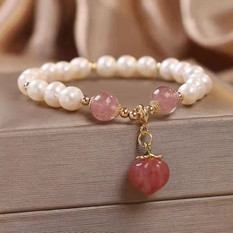 Cute Elegant Peach Bracelet