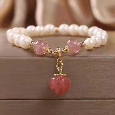 Cute Elegant Peach Bracelet