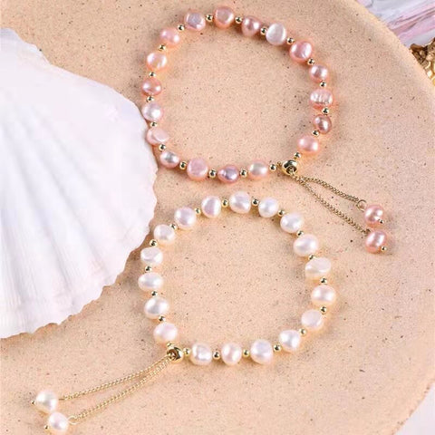 Pink Pearl Elegant Bracelet