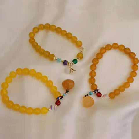 Yellow Agate Bracelet