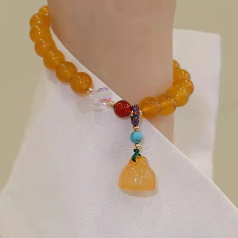 Yellow Agate Bracelet