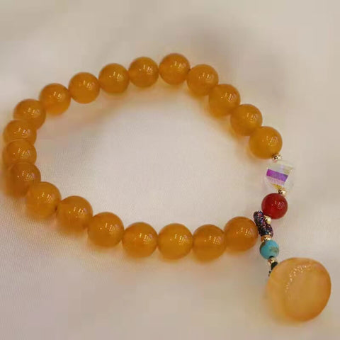 Yellow Agate Bracelet
