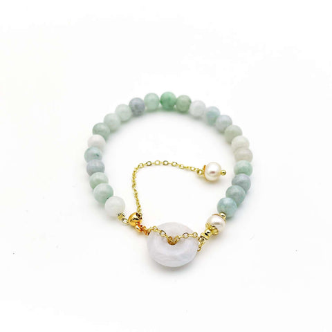 Jade Bracelet with Donut