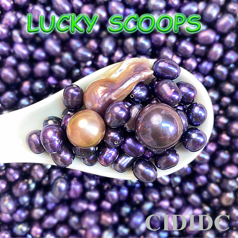 Black Friday Sale Freshwater Colorful Pearl Scoops or Above + Lucky Gift ( New Followers One Scoops BIG SALE Deals)