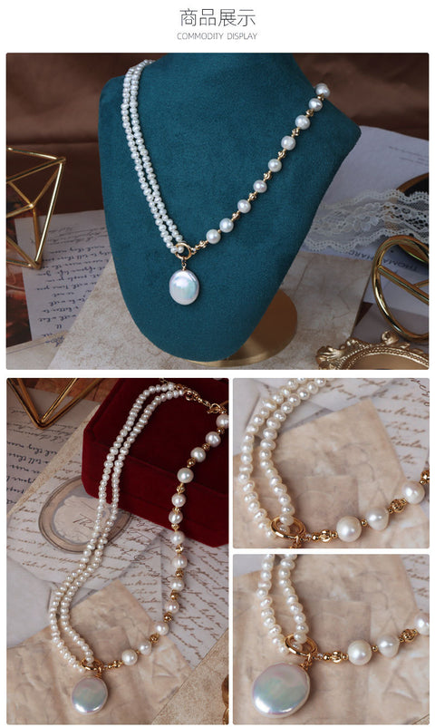 Gorgeous Elegant Baroque Pearl Necklace